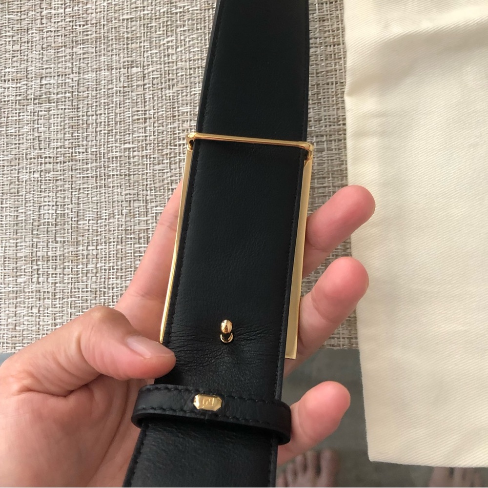 Fendi embossed leather belt black size 70 brand new - Picture 6 of 16